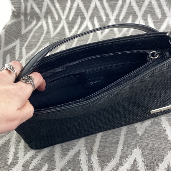 Easy Spirit Purse Compact Shoulder Bag in Black - Picture 5 of 5